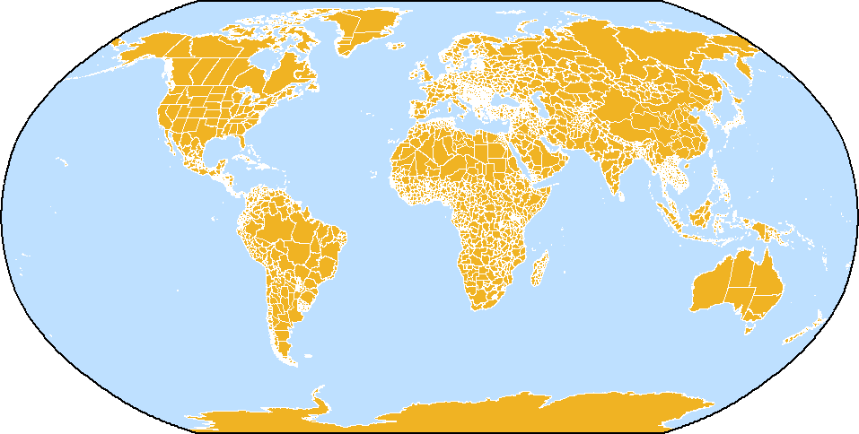 Map on the rgeoboundaries logo